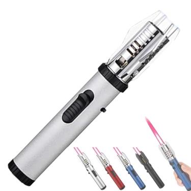 Imagem de Isqueiro Blazara, Isqueiro Elétrico Luxblaze, Isqueiro Elétrico, Acampamento Externo À Prova de Vento Reto, Recarregável, Cor Ajustável, Luxs Blazes Plasma Lighterz Recarregável (DD)