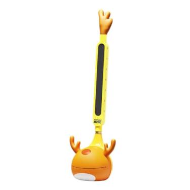 Imagem de Esquirla Instrumento Musical Eletrônico Portátil Sintetizador Musical Sensível ao Toque para Adultos, Amarelo