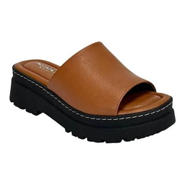 Imagem de Tamanco Piccadilly Nathalia Wide Fit 249002 Ocre, Ocre, 35