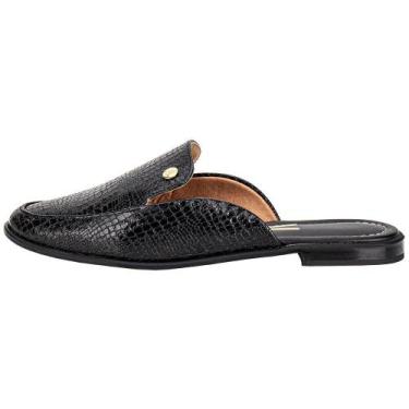 Imagem de Sapato feminino mule vizzano 1376109, Preto, Croco, 36