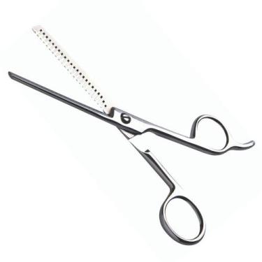 Imagem de Tesoura de Desbastar 6' Para Cabelos Aço Inox - Marco Boni, Inox, Cabe