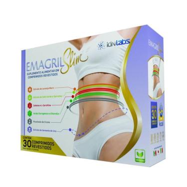 Imagem de EMAGRIL SLIM (FÓRMULA PARA EMAGRECIMENTO) IDN LABS – CAIXA COM 30 COMPRIMIDOS-Feminino