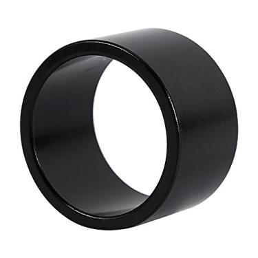 Imagem de Conjunto de 4 peças, espaçador de fone de ouvido, arruela de liga 5/10/15/20 mm para fácil instalação no garfo dianteiro da estrada (preto)