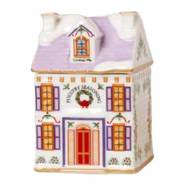 Imagem de Generic Frasco de Especiarias em Miniatura, Feito de Resina, Vazio, Ideal para Decoração de Natal Ou Como Pote para açúcar E Sal de Cozinha, Style D, Tamanho real