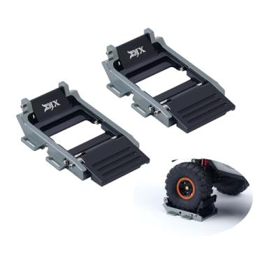 Imagem de DJX RC Automatic Tire Lock Trailer Anti-Sway for 1/18 1/24 Axial SCX24 GT24 FCX24 TRX4M FCX18 UTB18 Etc RC Crawler Car (Titanium)