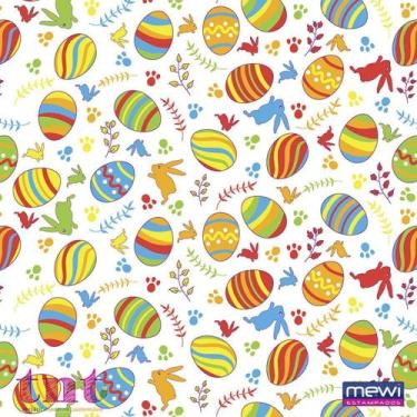 Imagem de TNT Estampado 1,40M 40G Páscoa OVOS RL-25MTS - Mewi