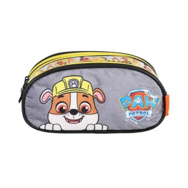 Imagem de Estojo Infantil Escolar Triplo - Patrulha Canina - Rubble - Luxcel