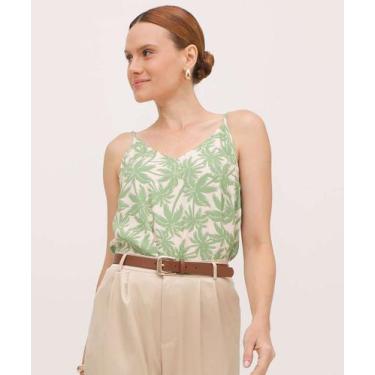 Imagem de Blusa Feminina Estampada Marisa Verde-19215, Verde, P