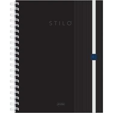 Imagem de Caderno 01X1 Capa Dura Stilo Neo Preto 80 Folhas - Jandaia
