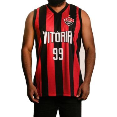 Imagem de Camisa Vitória Regata Basquete Masculina Barradão 99-Masculino