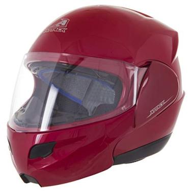 Imagem de CAPACETE ESCAMOTEÁVEL PRO TORK ATTACK SOLID VERMELHO TAM. 58