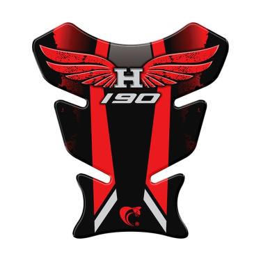 Imagem de Adesivo Protetor Tanque 3d Moto Xre 190 Vermelho Vermelho