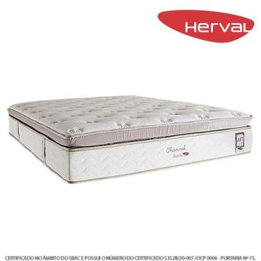 Imagem de Colchão King Herval Channel Bambu, Molas Ensacadas, 193 cm