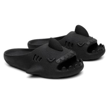 Imagem de Chinelo Tubarão Infantil Confortável Praia e Piscina - Valentina Kiste