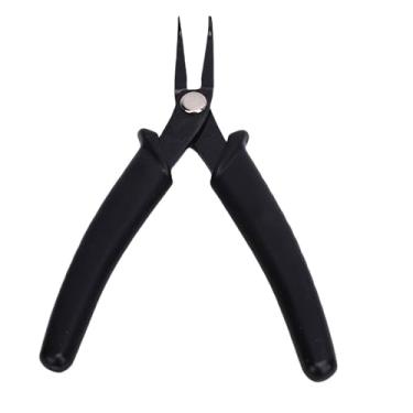 Imagem de Alomejor Alicates de Amarração de Nariz Dobrado, Alicate de Nariz Curvado de 14 Cm de Aço Carbono Com Alça Ergonômica para Agressão e Reparo de Tênis de Badminton