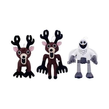 Imagem de Brinquedos De Pelúcia Para Crianças Em Forma De Veado E Coruja, Decora