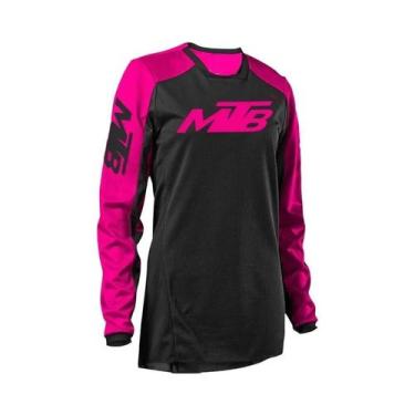 Imagem de Camisa De Ciclismo Feminina Para Mountain Bike Downhill MTB Offroad DH