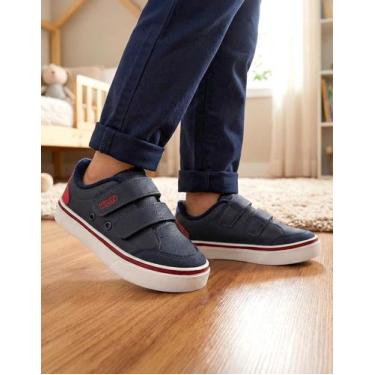 Imagem de Tênis Infantil Básico Klin Freestyle Mini 260059000, Marinho, Vermelho