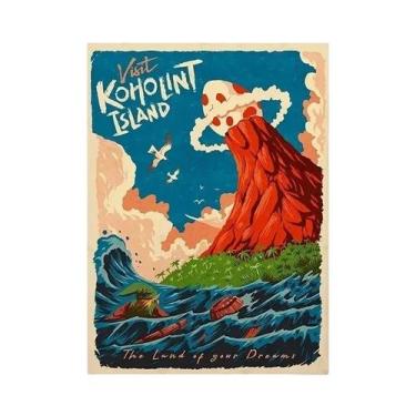 Imagem de Pintura Em Tela De Paisagem De Anime Zelda Hyrule Country Para Decoraç