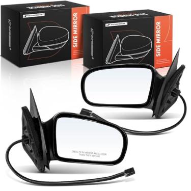 Imagem de A-Premium Par (2) espelhos retrovisores elétricos do lado do motorista e do passageiro - compatível com Chevrolet Cavalier & Pontiac Sunfire, 1995-2005 - Espelho retrovisor externo não aquecido, não