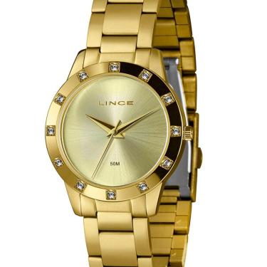Imagem de Relógio Lince Feminino  Dourado Lrg4735l Cxkx