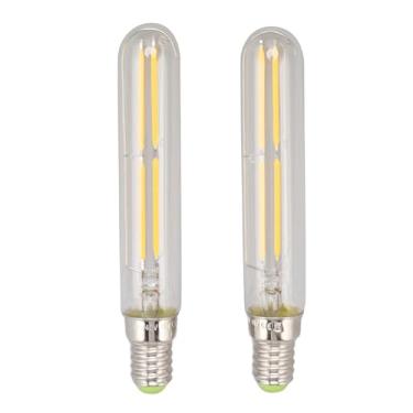 Imagem de Generic Lâmpada Tubular LED Durável 4W E14 2300K Lâmpada Tubular 2 Unidades para Escritório e Banheiro (Transparente)