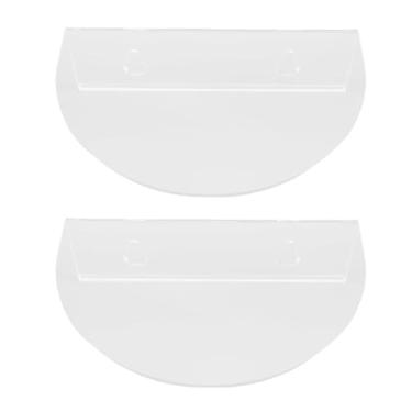 Imagem de Jiawu Prateleiras de Plantas de Janela Com Ventosa Forte Acrílica para Kit de Microgreens Tanque de Peixes, Suporte de Borda Flutuante de Acrílico Transparente para Pequenas áreas de Estar (L)