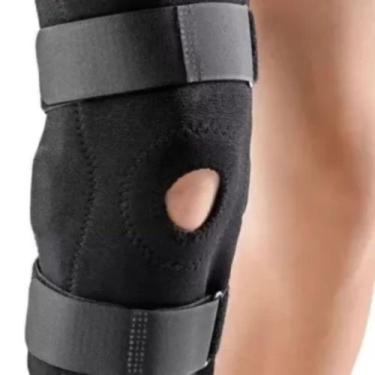 Imagem de Joelheira Hidrolight Ajustável com Hastes de Aço Flexíveis, Preto, U