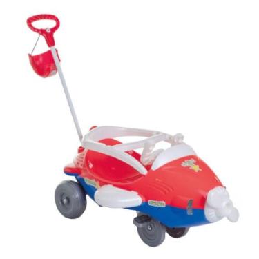 Imagem de Avião Aeroh Pedal Calesita 1033 Com Som e Capacete, Azul, Vermlho, Bra