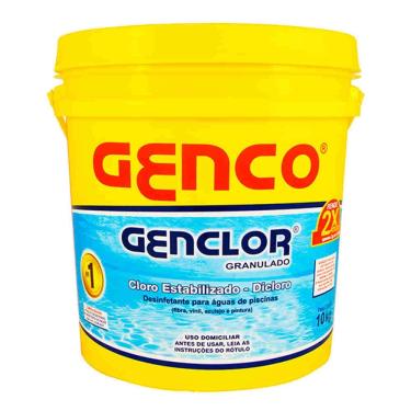 Imagem de GENCLOR Cloro Granulado Estabilizado 56% GENCO 10KG