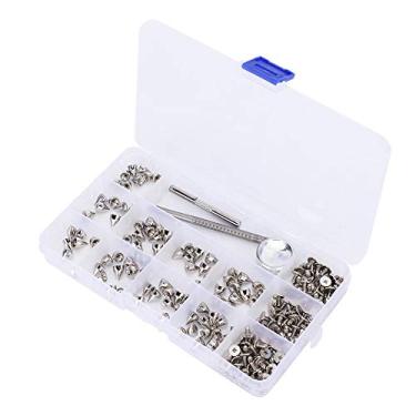 Imagem de Generic Kit de Parafusos e Rebites Com Pontas de Liga de Zinco Estilo Punk para Pulseiras de Couro Diy, Bolsas para Coleiras de Cachorro, Roupas e Sapatos, Material Durável 7x9mm
