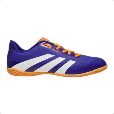Imagem de Chuteira Indoor Infantil Adidas Pred Artilheira 24 Jr Roxo, Lucblu, Ft