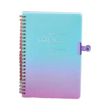 Imagem de Planejador Semanal A5 2024 Agenda De 52 Semanas Caderno Com Estojo Mat