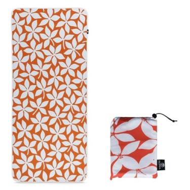 Imagem de ROAM Toalha de piscina/praia FPS, toalha de proteção solar, proteção UV, FPS 50+, sem areia, absorvente e de secagem rápida para natação, praia, acampamento e viagens (72,4 cm x 148,5 cm, flor branca)