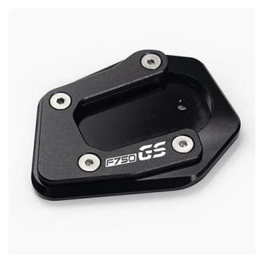 Imagem de Anti-derrapante Para f850 gs f850gs/f750gs aventura f 850 750 gsa 2018-2021 2022 2023 suporte lateral extensão(Black 750)