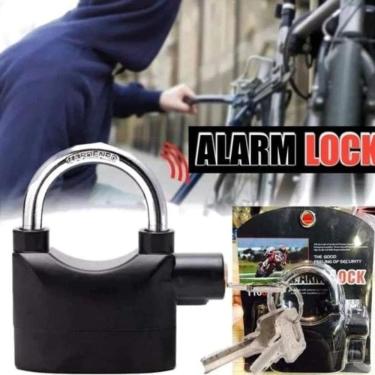 Imagem de Cadeado Com Alarme Para Proteção Extra Da Sua Moto