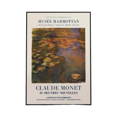 Imagem de Arte Em Tela Moderna Claude Monet 35 Oeuvres Nouvelles, Impressões Par
