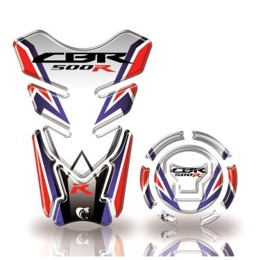Imagem de Adesivo Protetor Tanque E Bocal Honda + 2018 Cbr 500R Azul