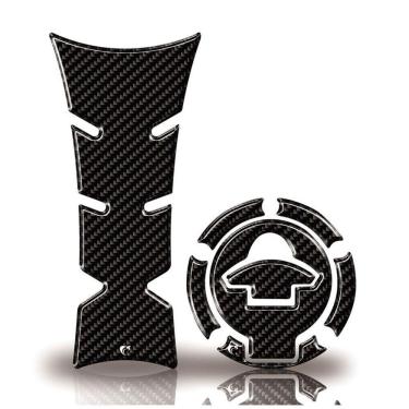 Imagem de Kit Protetor De Tanque E Bocal Moto Yamaha Fazer Xtz Acima 2018 Preto