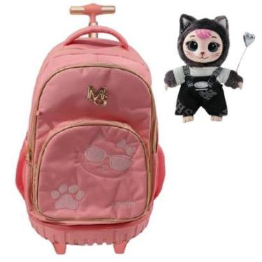 Imagem de MOCHILA MIA GLAM RODINHA REF M26038 COM CHAVEIRO OLIVIA-Feminino