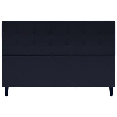 Imagem de Cabeceira Cama Ivy King Ivy 195 Cm Suede Preto, Suede
