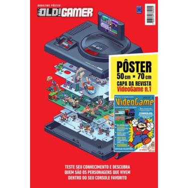 Imagem de Bookzine Pôster Capa Revista VideoGame Ed. 1 - 50cm x 70cm - editora e