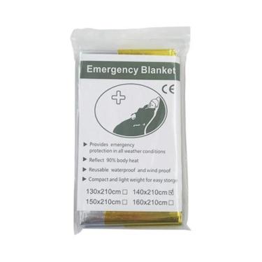 Imagem de Cobertor Térmico De Emergência Impermeável E À Prova De Vento 15-1 Peç
