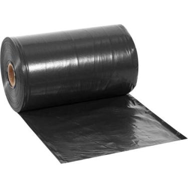 Imagem de Lona Plástica Preta, 4 m x 110 m, 48 kg, Lonax