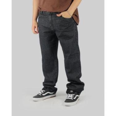 Imagem de Calça DR7 Street Jeans Reta Estonada No Corre - Preto-Unissex