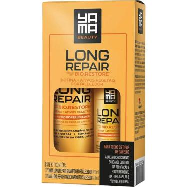 Imagem de Yamá Long Repair - Kit Fortalecedor Biotina Duo Box (2 Produtos)