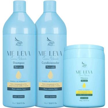 Imagem de Zap Me Leva Com Você - Kit Nutrição ômega 3 E Vitamina C Litro Trio (3 Produtos)