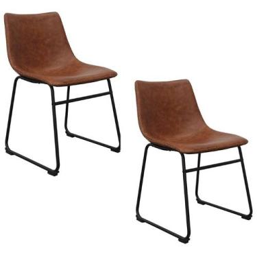 Imagem de KIT 2 Cadeiras Bruna várias cores - Rivatti, Marrom