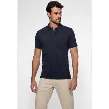 Imagem de Camisa Polo Flamê Bolso Azul Escuro-Masculino