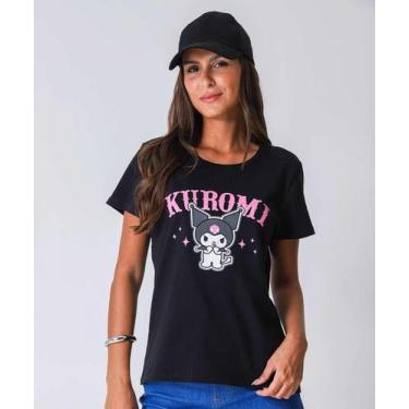 Imagem de Blusa Feminina Hello Kitty Sanrio Preto-22049, Preto, GG